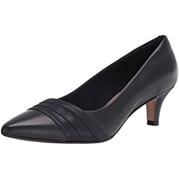 Zapato De Salon Linvale Madie Mujer Piel Azul Marino Clarks