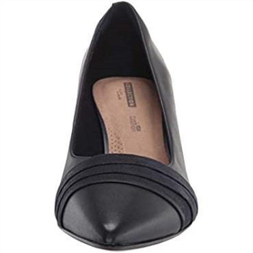 Zapato De Salon Linvale Madie Mujer Piel Azul Marino Clarks