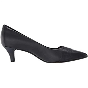 Zapato De Salon Linvale Madie Mujer Piel Azul Marino Clarks