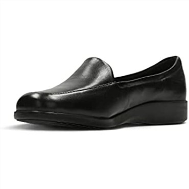 Mocasines Mujer Zapatos Georgia Negro Piel Clarks
