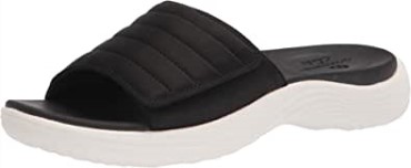 Sandalia Mujer Lola Surf Slide Clarks Textil Negro