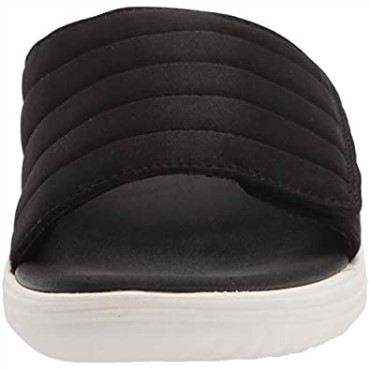 Sandalia Mujer Lola Surf Slide Clarks Textil Negro