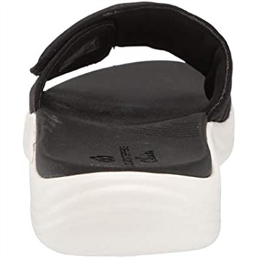 Sandalia Mujer Lola Surf Slide Clarks Textil Negro