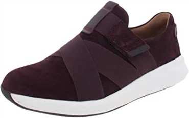 Zapatillas Bajas De Mujer Clarks Ante Burdeos