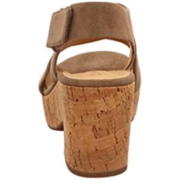 Sandalias Mujer Maritsa Ruth Con Correa Al Tobillo Clarks Oliva Ante
