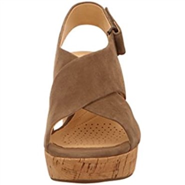 Sandalias Mujer Maritsa Ruth Con Correa Al Tobillo Clarks Oliva Ante