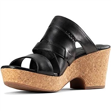 Sandalias Mujer Maritsa Tiras Clarks Piel Negra