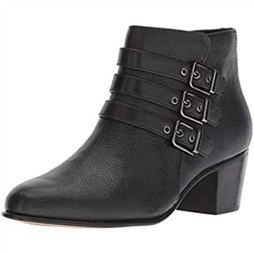 Bota De Moda Maypearl Milla Mujer Clarks Negro Piel Abatanada