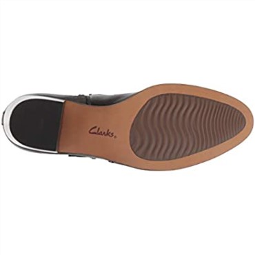 Bota De Moda Maypearl Milla Mujer Clarks Negro Piel Abatanada