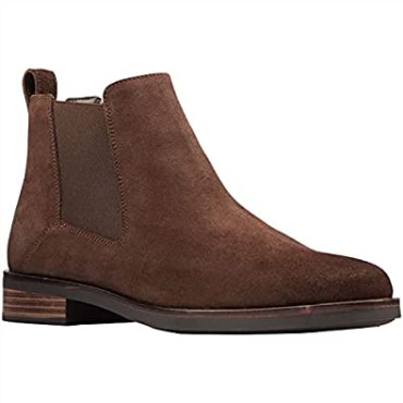 Botines Mujer Memi Top Ante Marron Oscuro Clarks