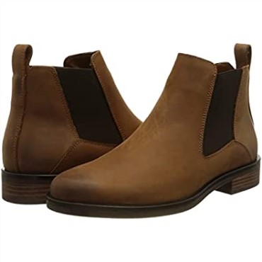 Botas Chelsea Memi Top Mujer Clarks Tan Oscuro Lea
