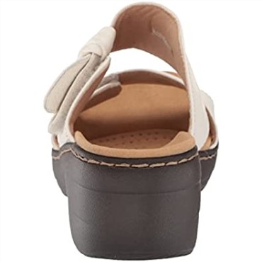 Sandalia Con Tacón Merliah Charm Para Mujer En Piel Blanca Clarks