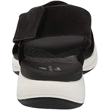 Sandalia Mujer Mira Sand Clarks Textil Negro