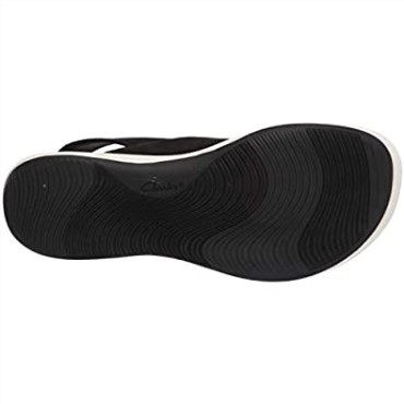 Sandalia Mujer Mira Sand Clarks Textil Negro