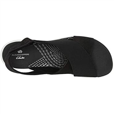 Sandalia Mujer Mira Sand Clarks Textil Negro