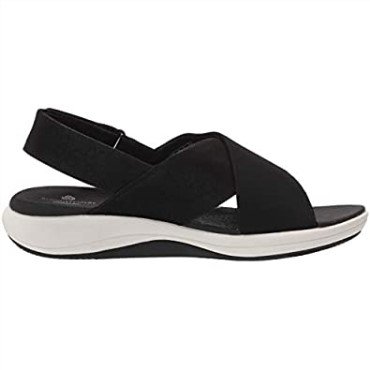 Sandalia Mujer Mira Sand Clarks Textil Negro
