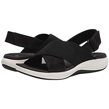 Sandalia Mujer Mira Sand Clarks Textil Negro