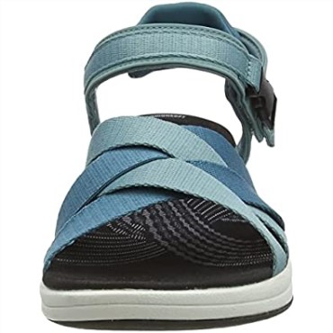Sandalia Mira Tide Mujer Verde Azulado Combi Clarks