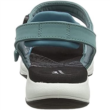 Sandalia Mira Tide Mujer Verde Azulado Combi Clarks