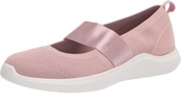Zapatilla Mujer Nova Sol Clarks Punto Rosa Empolvado