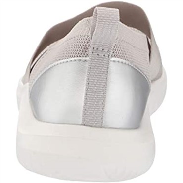 Zapatilla Mujer Nova Sol Clarks Punto Gris Claro
