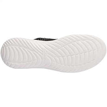 Sneaker Mujer Nova Spark Clarks Textil Negro Con Destellos