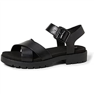 Sandalias Mujer Orinoco Strap Sling Back Negro Clarks