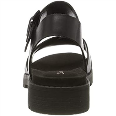 Sandalias Mujer Orinoco Strap Sling Back Negro Clarks