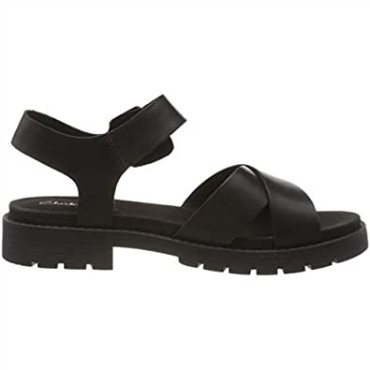 Sandalias Mujer Orinoco Strap Sling Back Negro Clarks