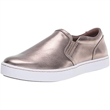 Zapatilla Mujer Pawley Bliss Clarks Pewter Metalizado Cuero