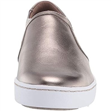 Zapatilla Mujer Pawley Bliss Clarks Pewter Metalizado Cuero