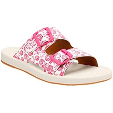 Chanclas Mujer Paylor Myra Clarks Fucsia Sintética