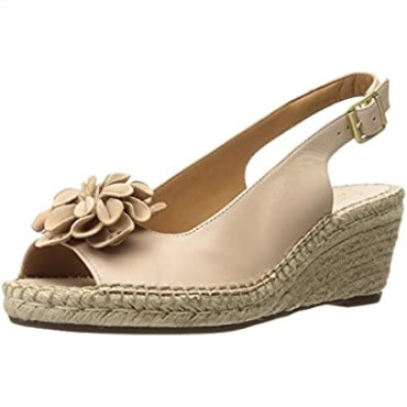 Sandalia Cuña Mujer Petrina Bianca Alpargata Clarks Piel Nude