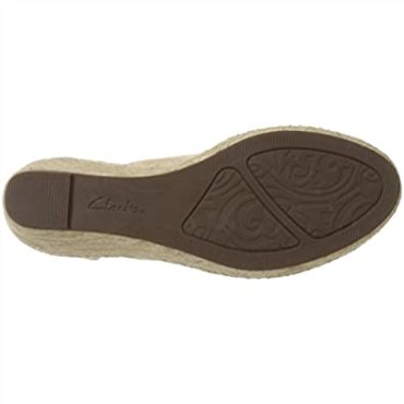Sandalia Cuña Mujer Petrina Bianca Alpargata Clarks Piel Nude