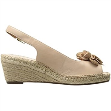 Sandalia Cuña Mujer Petrina Bianca Alpargata Clarks Piel Nude