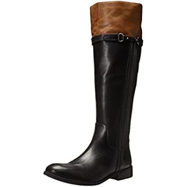 Bota De Montar Mujer Pita Topeka Clarks Piel Negra