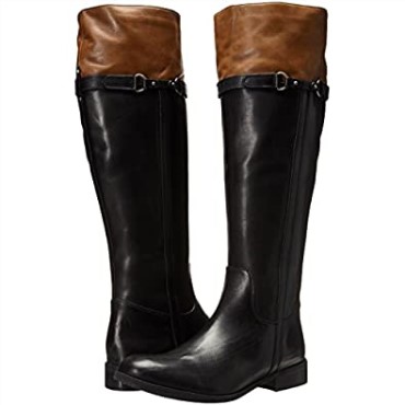 Bota De Montar Mujer Pita Topeka Clarks Piel Negra