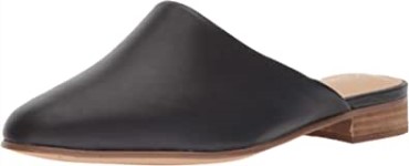 Mule De Mujer Pure Blush En Piel Negra Clarks