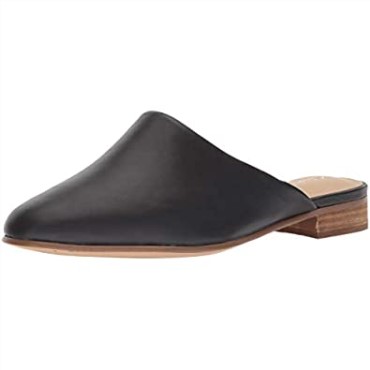 Mule De Mujer Pure Blush En Piel Negra Clarks