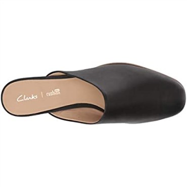 Mule De Mujer Pure Blush En Piel Negra Clarks