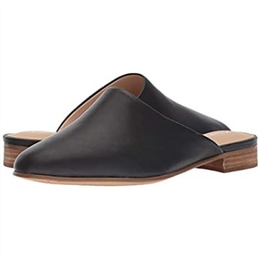 Mule De Mujer Pure Blush En Piel Negra Clarks