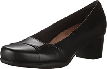Vestido Mujer Rosalyn Belle Clarks Cuero Negro