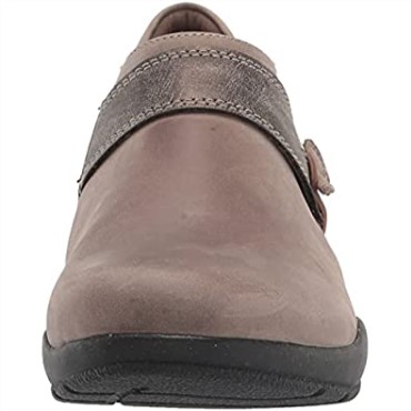 Mocasines Mujer Roseville Dot Clarks Dark Taupe Combi