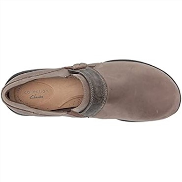 Mocasines Mujer Roseville Dot Clarks Dark Taupe Combi