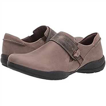 Mocasines Mujer Roseville Dot Clarks Dark Taupe Combi