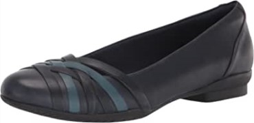 Bailarinas Mujer Sara Clover Clarks Navy Combi