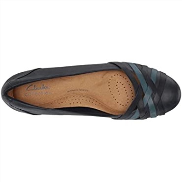 Bailarinas Mujer Sara Clover Clarks Navy Combi