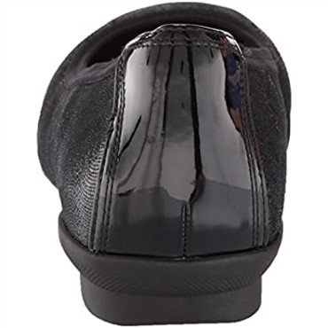 Bailarinas Mujer Sara Orquídea Clarks Cuero Negro Combi
