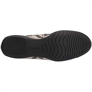 Bailarinas Mujer Sara Orquídea Taupe Serpiente Charol Combi Clarks
