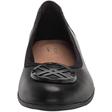 Bailarinas Mujer Sara Wil Low Clarks Cuero Negro